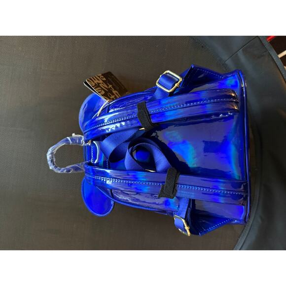 Mickey Mouse Blue Loungefly Backpack, BNWT - Picture 3 of 6